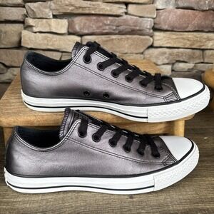 Converse Women's stardust platinum low Sneakers Lace Up Shoes Sz 9 544924C